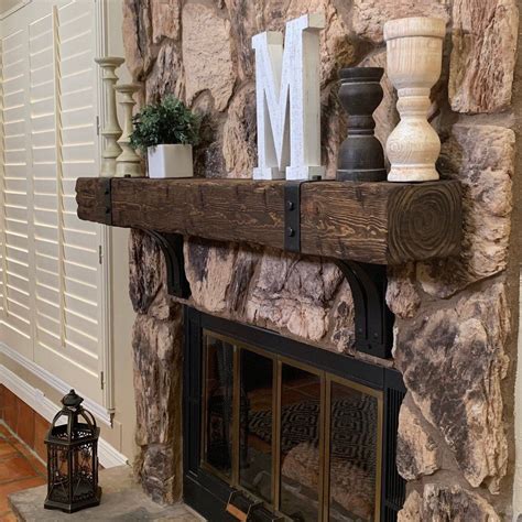 Rustic Fireplace Mantel