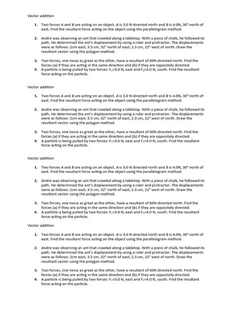 Image result for Vector Addition Simple Problem Example