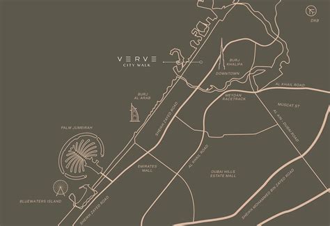 Verve City Walk - Location Map - My Dubai Properties
