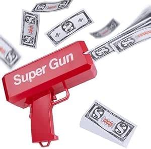 PARTY PORT Red Cash Cannon Money Gun - Adult Party Toys Fashion Toy ...