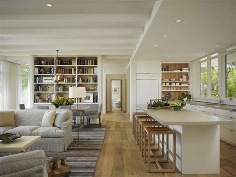 living room open kitchen island