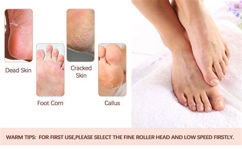 LANFFIA Smooth Pedicure Wand, Electric Foot Callus Remover Rechargeable ...