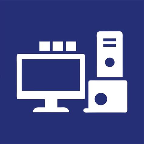 Vector Image of Computer System with Basic Components 的图像结果