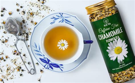 BLUE TEA - Chamomile Flower Tea - 60 gram (pack of 2) | FARM PACKED for ...