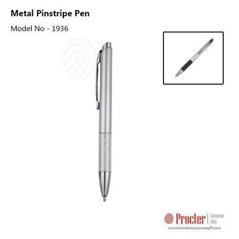 Metal pinstripe pen L55 in bulk for corporate gifting | Promotional ...