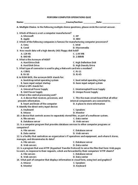 Basic Computer Operations Test 的图像结果