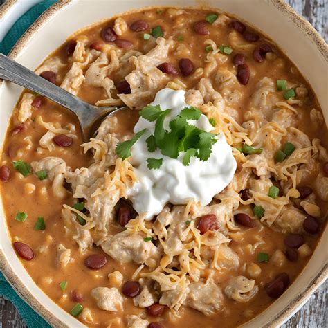 Slow Cooker Cream Cheese Crack Chicken Chili Recipe | Cheff Recipes