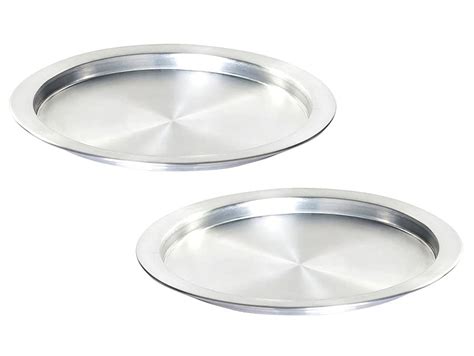 DLK - 2 x 13inch Aluminum Kunefe Tray, Kunafa Plate Set, Kunefe Pan Set ...