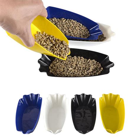 ⚡️Buy Maxbell Plastic Plate Snack Serving Tray Oval Coffee Bean Tray ...