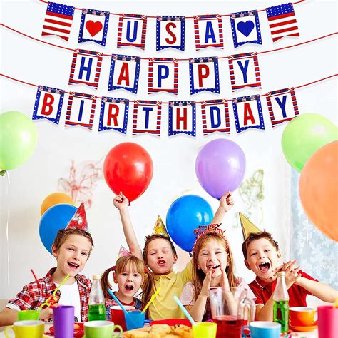Buy Miwasion 4th of July Patriotic Banner Decorations,4th of July ...