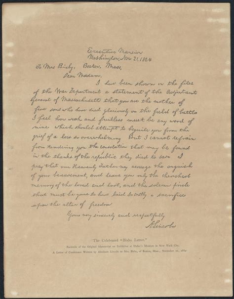 Abraham Lincoln: Researchers Find Who Wrote the Bixby Letter | TIME