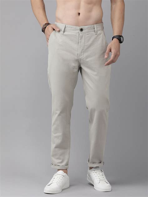 Roadster Men Slim Fit Pure Cotton Chinos - Price History