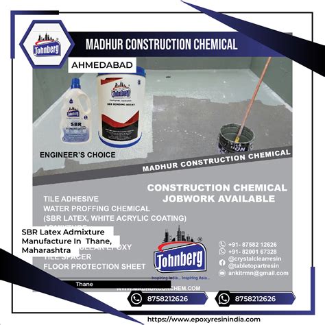 SBR Latex Admixture Manufacture In Thane, Maharashtra - Madhur ...