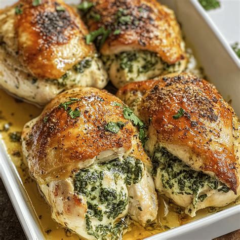 Easy Spinach Stuffed Chicken Recipe to Try