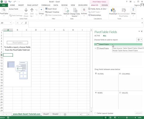Excel Pivot Table From Multiple Sheets 的图像结果