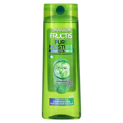 Garnier, Pure Moisture, Hydrating Shampoo, For Dry Hair & Scalp, 12.5 ...