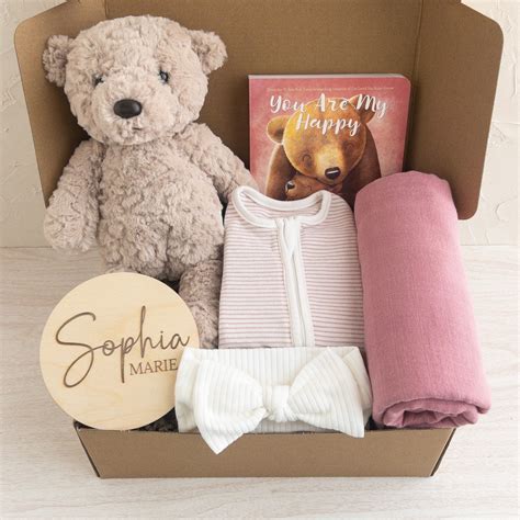 Baby Gift Set, Baby Girl Gift Box, Custom Baby Gifts, Baby Shower Gift ...