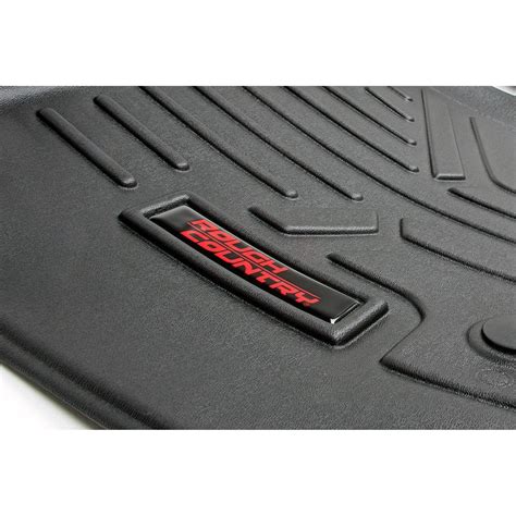 Rough Country Floor Mats Front Ford F-150 (15-24)/F-150 Lightning (22 ...