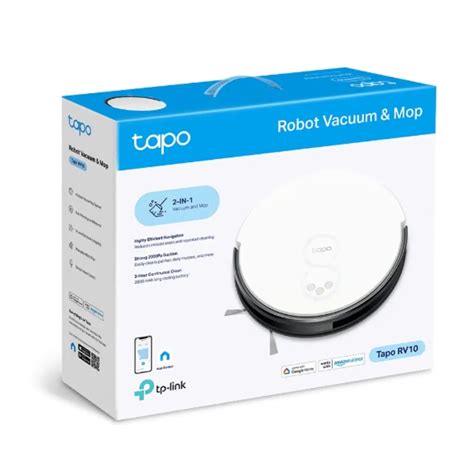 TP-Link Tapo RV10 Robot Vacuum & Mop Combo 2000Pa Suction - tpstech.in