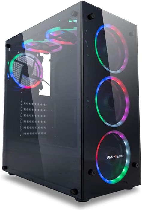PSLizGamer Baton ATX Mid-Tower PC Case, Tempered India | Ubuy