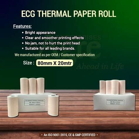 Ecg Paper And Roll - ECG Paper Roll Manufacturer from Bhiwandi