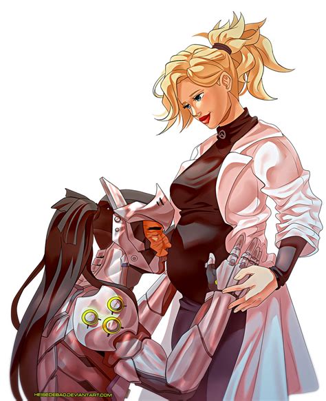 Overwatch Commission : Mercy x Genji by Heisedebao on DeviantArt ...