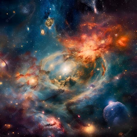 Premium Photo | Galaxy with stars planets and other celestial bodies ...