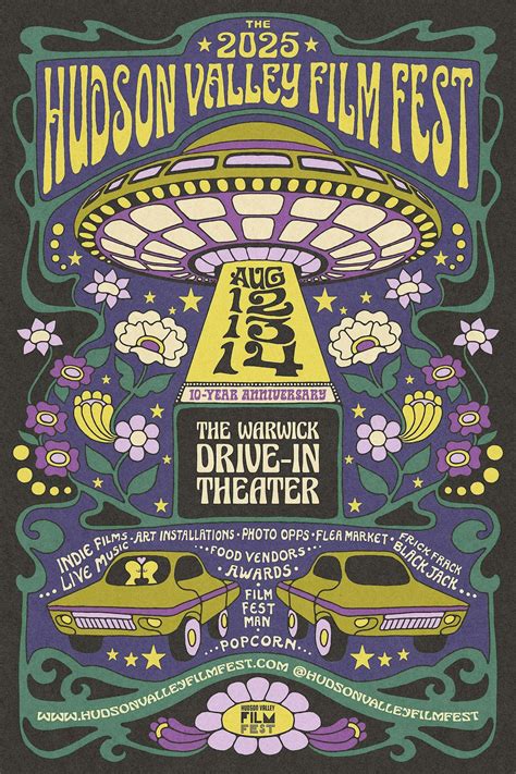 The 2025 HUDSON VALLEY FILM FEST, Warwick Drive-In Theater, 12 August ...