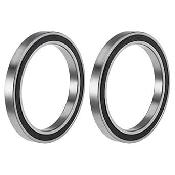 uxcell 6810-2RS Deep Groove Ball Bearings 50mm Inner Dia 65mm OD 7mm ...