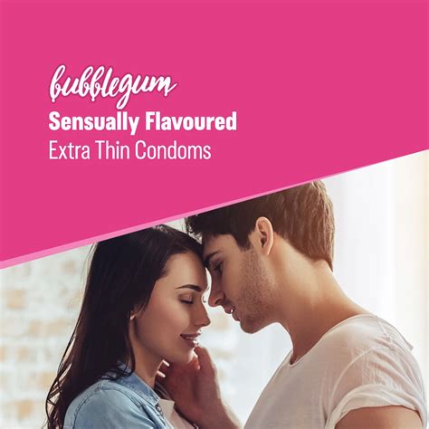 Durex Extra Thin Bubblegum Flavoured - 10 Condoms
