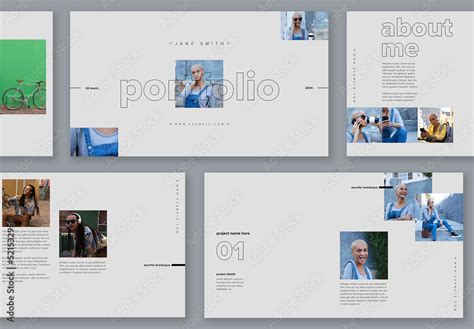 Portfolio Design Layout Stock Template | Adobe Stock