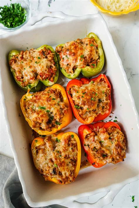 Italian Sausage Stuffed Bell Peppers Recipe Italian Sausage Stuffed