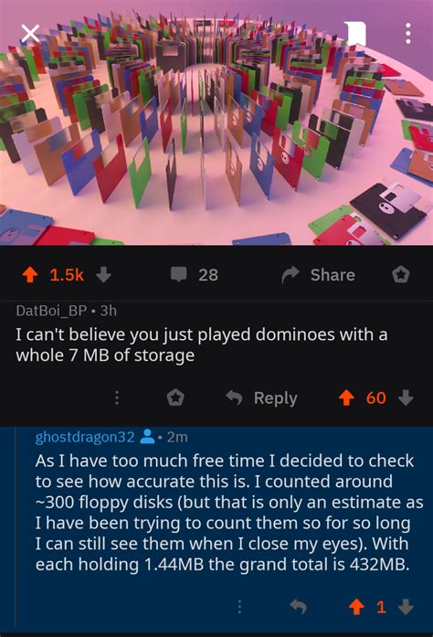 [Self] The capacity of some floppy disk dominoes : r/theydidthemath