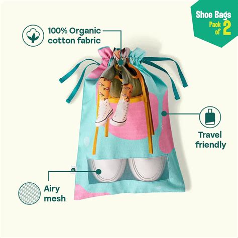 Shoe Storage Never Looked This Good | Travel Shoe Storage Bags-Pack of ...