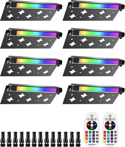 DOREIO 5W RGB Retaining Wall Lights 7 inch LED Hardscape India | Ubuy