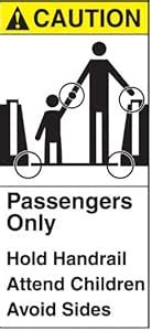 UV Printed Waterproof Sign Board |Caution Passengers only Sign ...