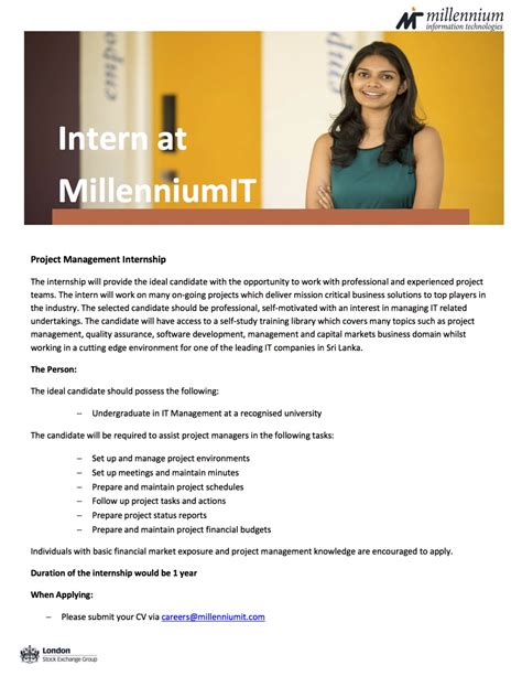 Project Management (Internship)