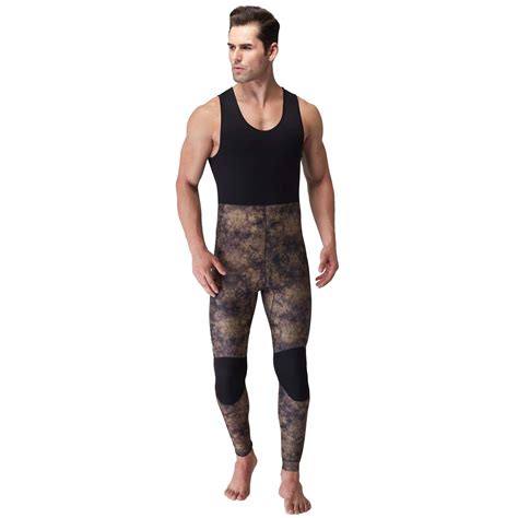 Buy LayaTone Wetsuit Men Premium 5mm Super Stretch Camouflage Neoprene ...