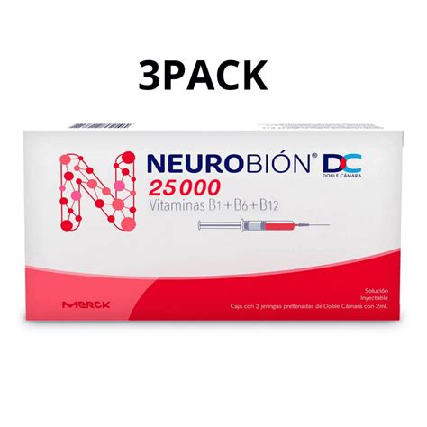 NEUROBION 25,000 DC 3 PACK AMPOLLAS INYECTABLES - ESA SHOP VITAMINS