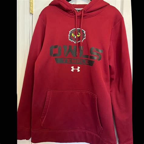 Under Armour Men's Red Hoodie | Depop