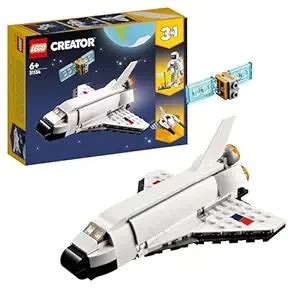LEGO CREATOR SPACE SHUTTLE WITH ASTRONAUT AND SPACESHIP MODELS - Toyside