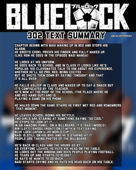 Read Blue Lock - Chapter 302 | MangaMirror