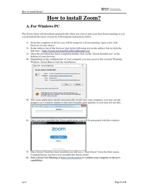 Image result for Zoom Installation Guide