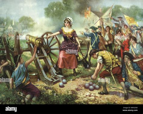 Molly pitcher at the battle of monmouth hi-res stock photography and ...