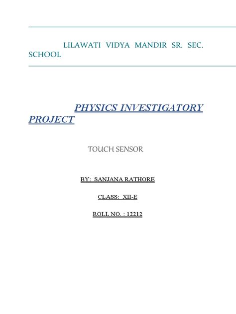 Image result for How to Make Touch Sensor