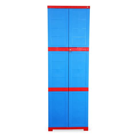 Cello Novelty Large Plastic Cupboard with lock(Red and Blue) : Amazon.in