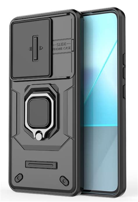 MOSHKING Back Cover Compatible to Redmi Note 13 Pro 5G with Sliding ...