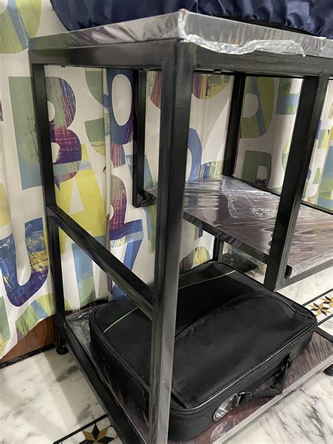 INDIAN DECOR 48161 End Table, Industrial Side Table, Small Accent Table ...