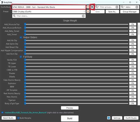 Fallout 4 Bodyslide Tutorial Vortex 的图像结果