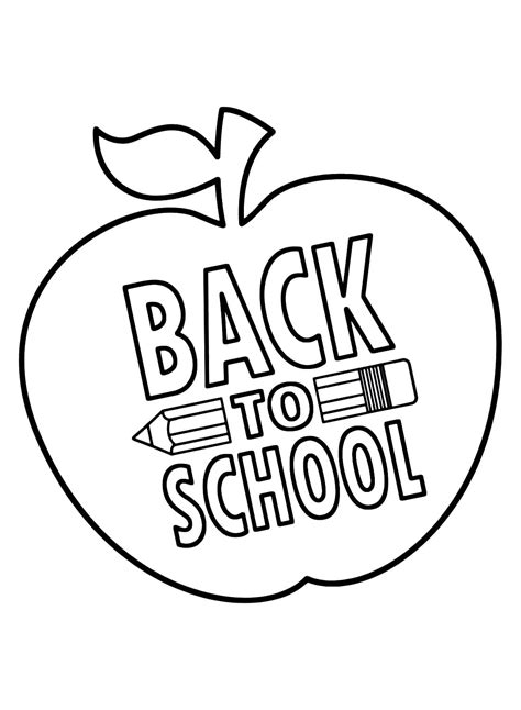 Back to School coloring pages - ColoringLib
